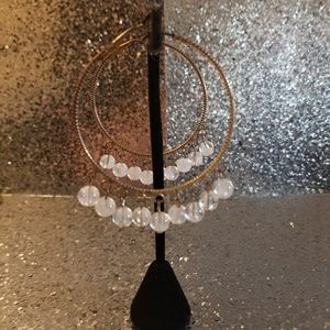 Beaded Hoops